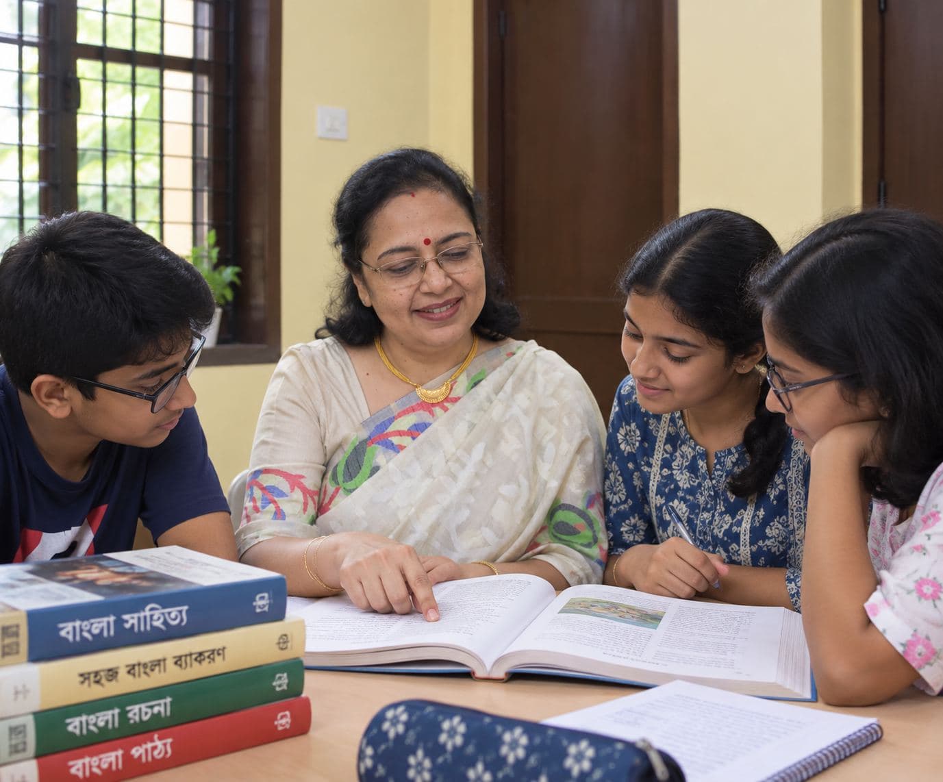 A Bengali language class