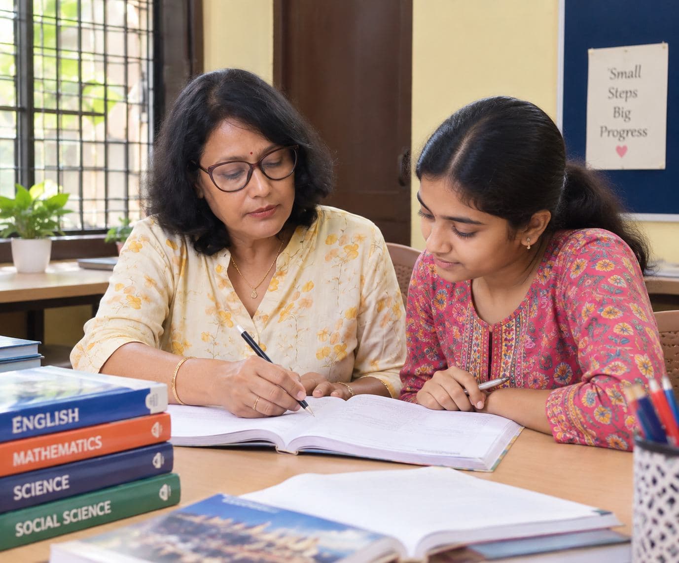 One-to-one guidance between a teacher and a student