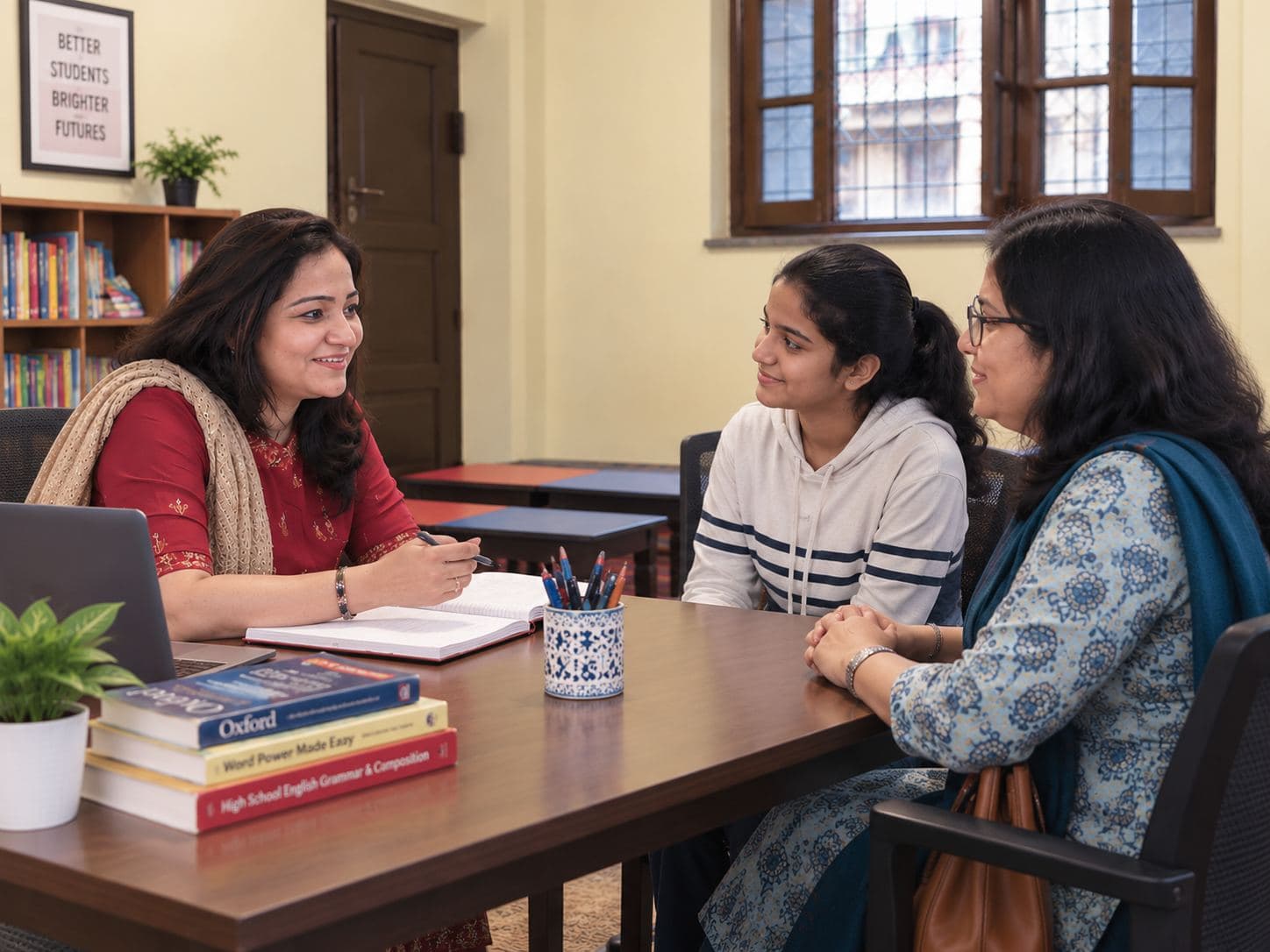 A parent meeting with a RARE teacher